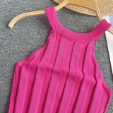 Women Sexy Off-Shoulder Halter Neck Camisole