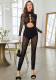 Women Hollow Jumpsuit Hollow Body Stockings Sexy Lingerie