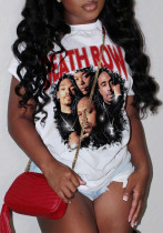 Women Summer Short Sleeve Printed T-Shirt Women Summer Short Sleeve Printed T-Shirt