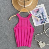Women Sexy Off-Shoulder Halter Neck Camisole