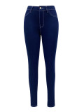 Women Vintage Stretch Denim Pants
