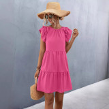 Spring Women's Solid Color Dress