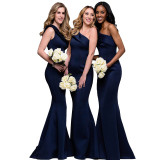 Women's One Shoulder Long Evening Dress