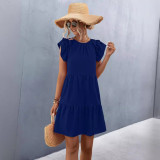 Spring Women's Solid Color Dress