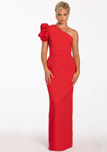 Women's One Shoulder Sexy Chic Balloon Sleeve Dress