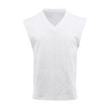 Men's Summer Loose Sleeveless T-Shirt Shorts Men's Summer Casual Jacquard Knitting Set