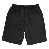 Men's Summer Loose Sleeveless T-Shirt Shorts Men's Summer Casual Jacquard Knitting Set