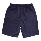 Men's Summer Loose Sleeveless T-Shirt Shorts Men's Summer Casual Jacquard Knitting Set