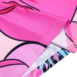 Summer Fashion Chic Women's Belt Print African Plus Size Midi Dress