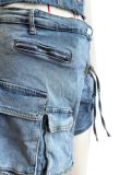 Fashion Women's Clothing Strapless Fashion Two Piece Denim Shorts Set
