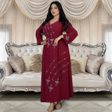 Muslim Women Beaded Dress