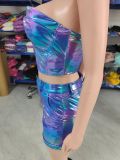 Women  Trendy Fashion Top and Shorts Two-piece Set