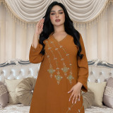 Muslim Women Beaded Dress