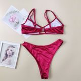 Women velvet bikini sexy Swimwear