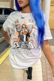 Women Printed Short Sleeve T-Shirt