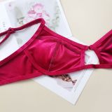 Women velvet bikini sexy Swimwear