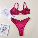 Women velvet bikini sexy Swimwear