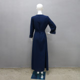 Muslim Women Beaded Dress