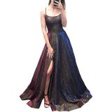 Spring Long Strap Glitter Formal Party Dress -（Processing time need 3-6 days）