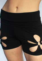 Fashionable Hollow Floral Shorts Outdoor Wear Patchwork Ring Casual Sweatpants Fashionable Hollow Floral Shorts Outdoor Wear Patchwork Ring Casual Sweatpants