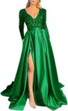 Spring Summer Party Dress Long Sequin Evening Dress（Processing time need 3-6 days）