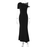 Women Summer Solid Dress