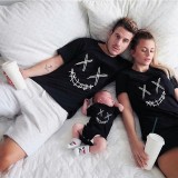 Trendy Mother's Day Father's Day Parent-Child Clothing Loose Short-Sleeved T-Shirt Summer Family Clothes