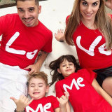 Trendy Mother's Day Father's Day Parent-Child Clothing Loose Short-Sleeved T-Shirt Summer Family Clothes
