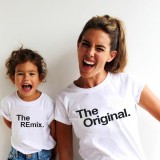 Trendy Mother's Day Father's Day Parent-Child Summer Clothing Father-Son Clothing Family Clothes Mother-Daughter Short-Sleeved T-Shirts