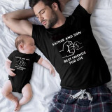 Trendy Mother's Day Father's Day Parent-Child Clothing Loose Short-Sleeved T-Shirt Summer Family Clothes