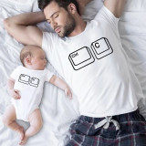 Trendy Mother's Day Father's Day Parent-Child Summer Clothing Father-Son Clothing Family Clothes Mother-Daughter Short-Sleeved T-Shirts