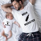 Trendy Mother's Day Father's Day Parent-Child Summer Clothing Father-Son Clothing Family Clothes Mother-Daughter Short-Sleeved T-Shirts