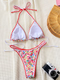 Women's Sexy Triangle Bikini Two Pieces Swimsuit