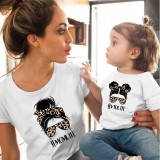 Trendy Mother's Day Father's Day Parent-Child Summer Clothing Father-Son Clothing Family Clothes Mother-Daughter Short-Sleeved T-Shirts