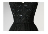 Black Evening Dress Plus Size Slim Fit Formal Party Long Dress （Processing time need 3-6 days）