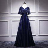 Formal Party Evening Dress Long Women Spring Slim Fit Elegant Long Dress（Processing time need 3-6 days）