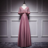 Formal Party Evening Dress Long Women Spring Slim Fit Elegant Long Dress（Processing time need 3-6 days）