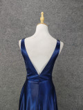 Straps Deep V Sexy Chic Formal  Party Dress A Swing Evening Dress（Processing time need 3-6 days）