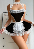 Women Black and White Sexy Lingerie