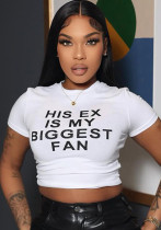 Women Short Sleeve Crop T-Shirt