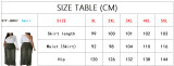 Plus Size Women Denim Strap Slit Skirt