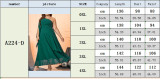 Summer Women's Chiffon Slash Shoulder Plus Size Formal Party Dress