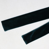 Women chain fringed velvet Dress with belt