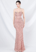 Women Palace Fishbone Vest Beaded Customized Strapless Evening Dress Women Palace Fishbone Vest Beaded Customized Strapless Evening Dress