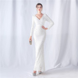 Plus Size 3xl 4xl Sequin Formal Party Evening Dress