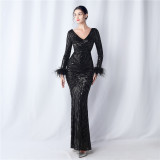 Plus Size 3xl 4xl Sequin Formal Party Evening Dress