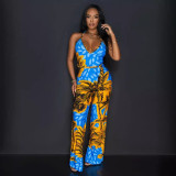 Women Sexy Print Jumpsuit