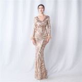 Plus Size 3xl 4xl Sequin Formal Party Evening Dress
