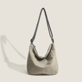 Lightweight Nylon Cloth Tote Bag Large Capacity Shoulder Crossbody Bag