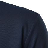 Men's Summer Solid Short Sleeve Polo T-shirt